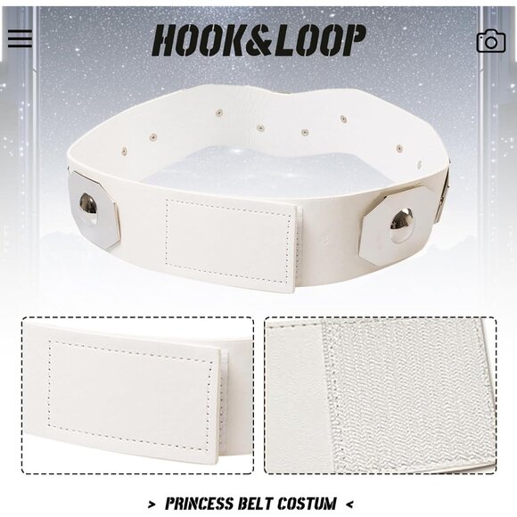 Women Costume Belt Faux Leather Large Halloween Cosplay Accessories - Picture 5 of 7